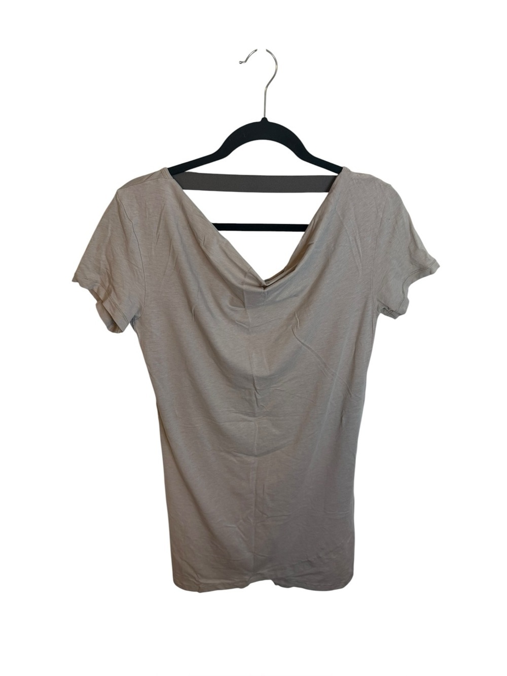 Lole Gray Organic Cotton Drapey T-Shirt Dress